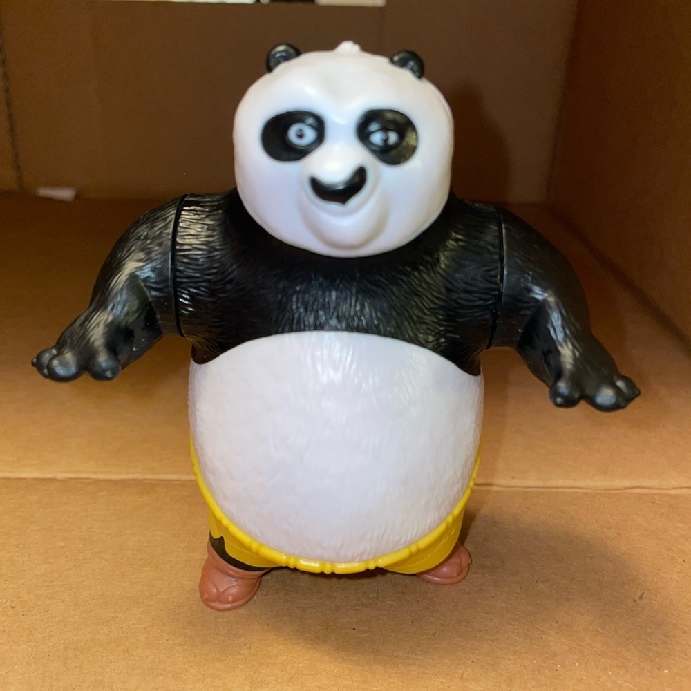 Kung Fu Panda Action Figure - Po Black and White